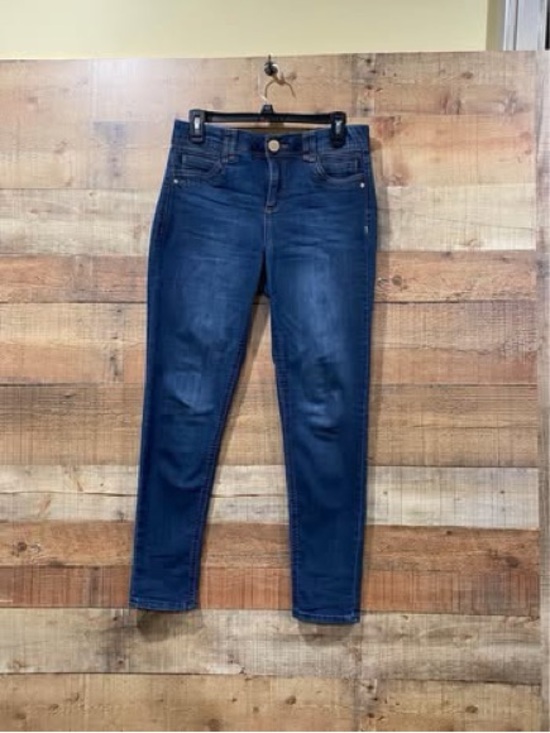 Democracy Denim - Democracy Women's Dark Blue Skinny Jeans With Slimming Abdominal Panel Size 6